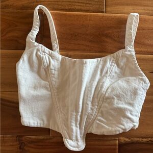 Zara Cream Corset Top